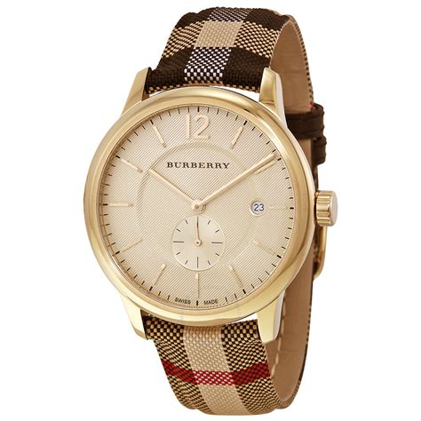 burberry men's check watch|Burberry automatic watches for men.